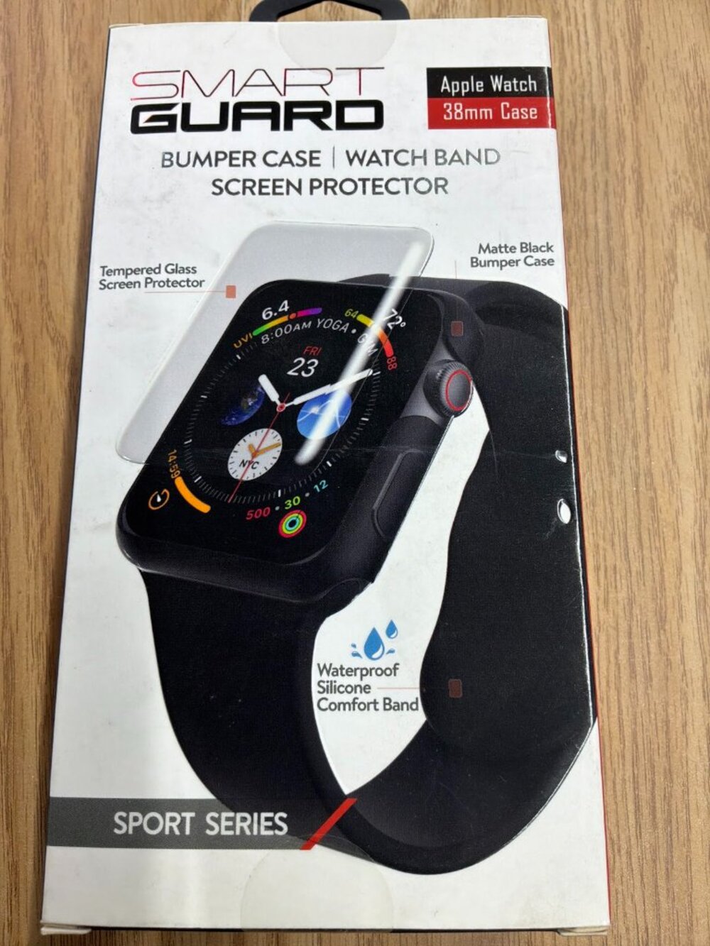 Smart Guard 3-in-1 Apple Watch Band + Bumper Case + Screen Protector (38mm)